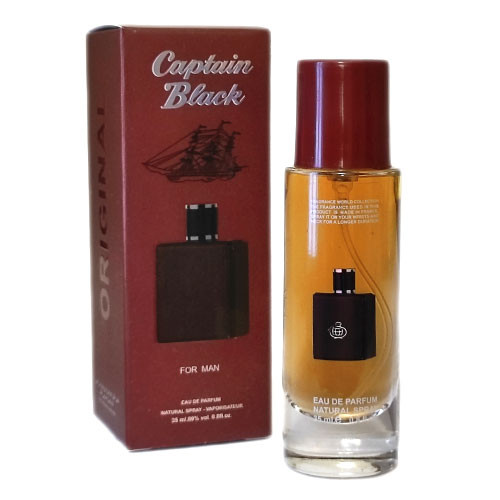 عطر جیبی کاپیتان بلک حجم 35 میلی لیتر