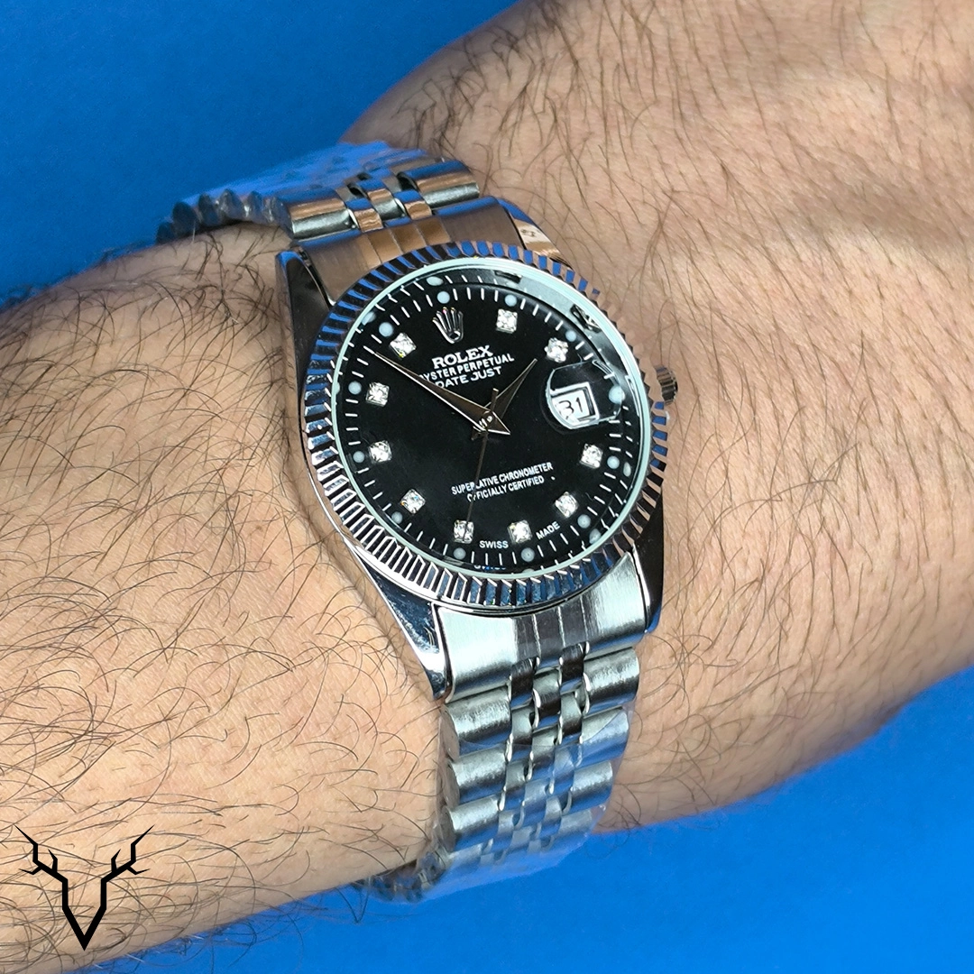 ساعت رولکس دیت جاست نقره ای Rolex Datejust S2