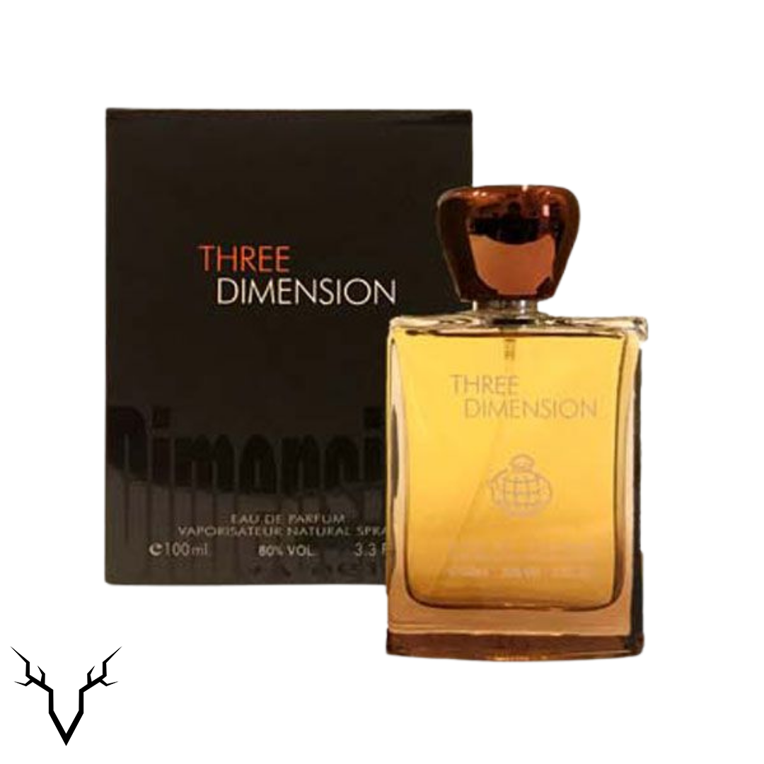 عطر ادوکلن Three Dimension برند فراگرنس ورد حجم 100 میلی لیتر