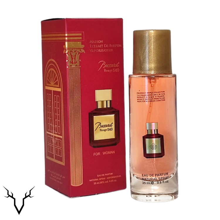 عطر باکارات رژ ۵۴۰ برند فراگرنس ورد حجم 35 میلی لیتر