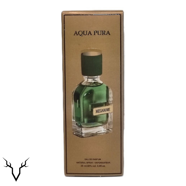 عطر آکوا پورا اورتو پاریسی مگامار برند فراگرنس ورد حجم 35 میلی لیتر