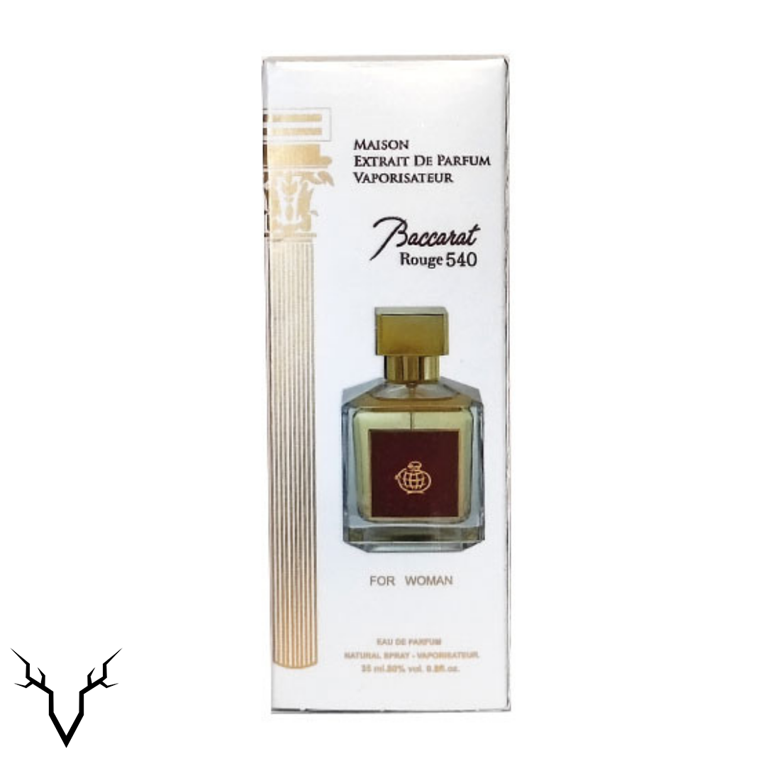 عطر جیبی باکارات رژ ۵۴۰ حجم 35 میلی لیتر