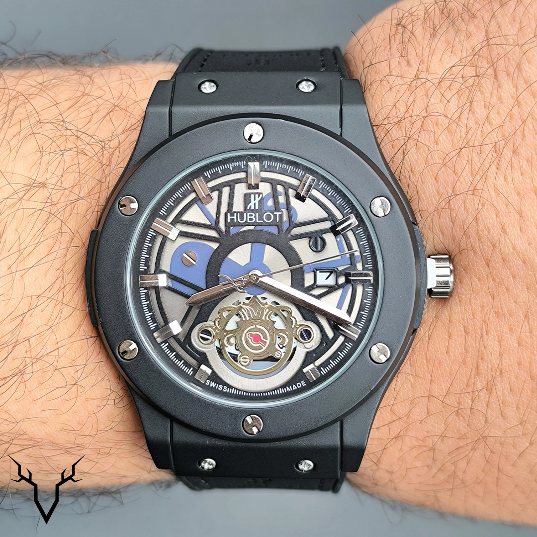 ساعت هابلوت صفحه اسکلتون اسپورت Hublot Big Bang