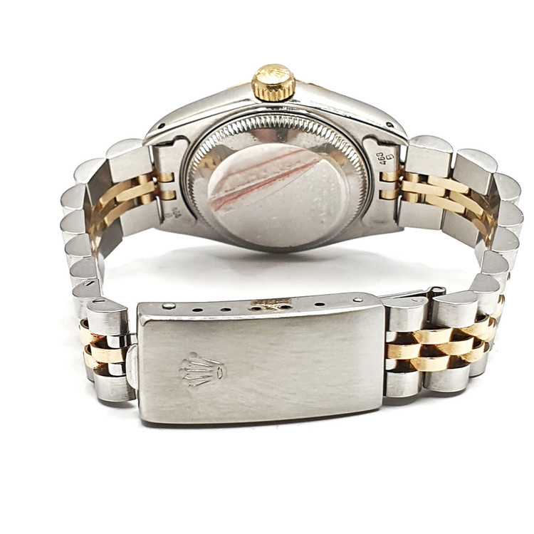 ساعت رولکس دیت جاست سیلور طلایی صفحه آبی فیروزه ای